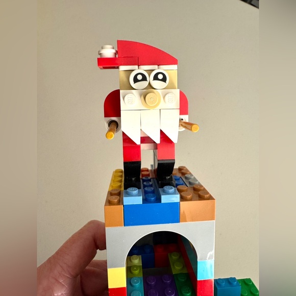 LEGO Assorted Bricks & Storage Box + Holiday Santa Tower - Picture 12 of 15